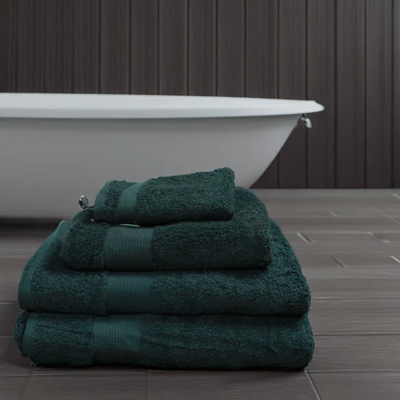 Green Towels Set