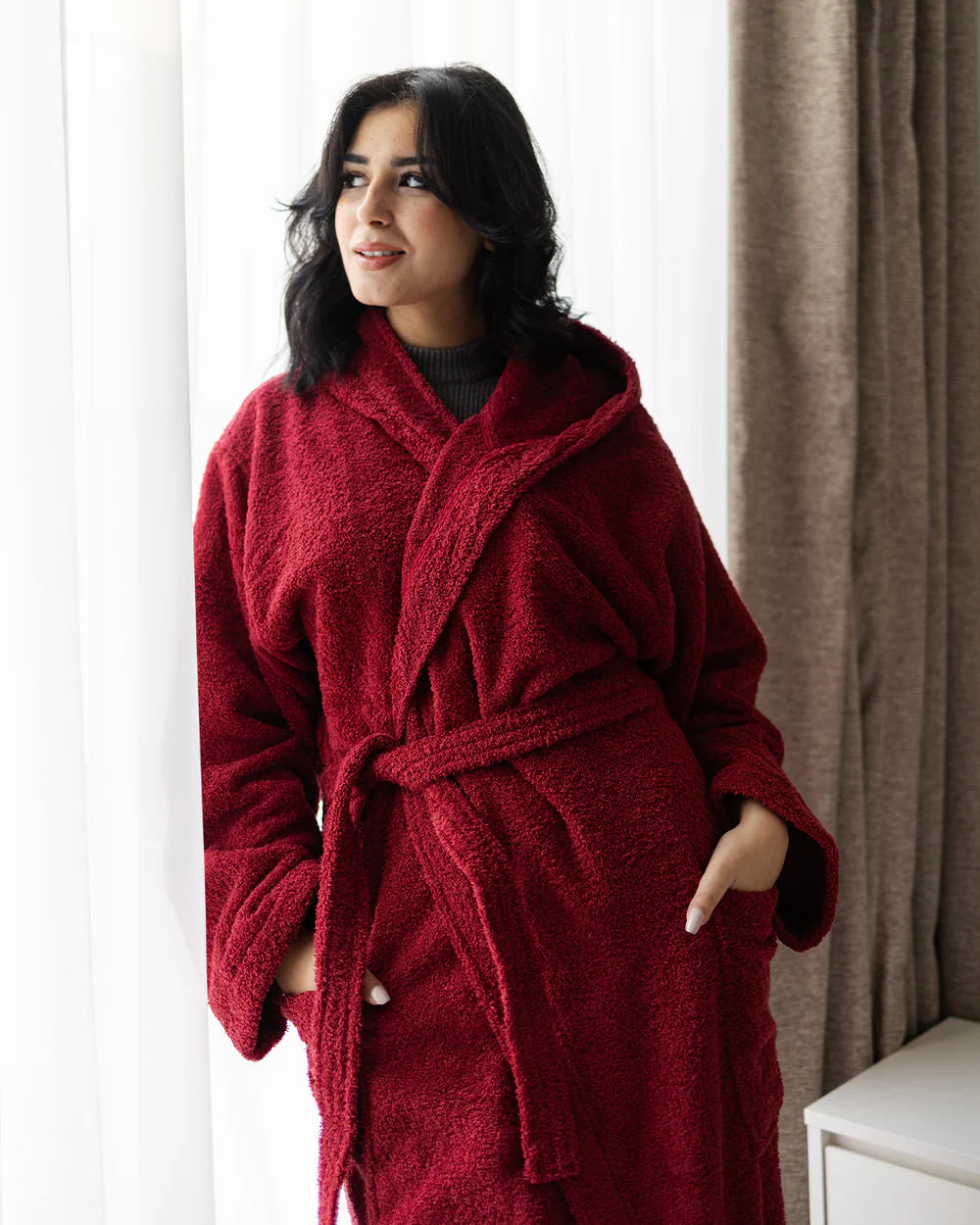 Red Bathrobe