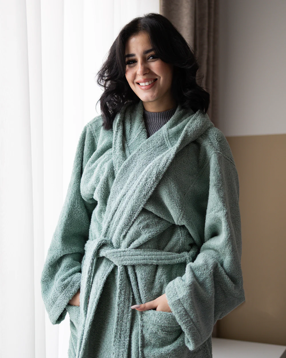 Green Bathrobe