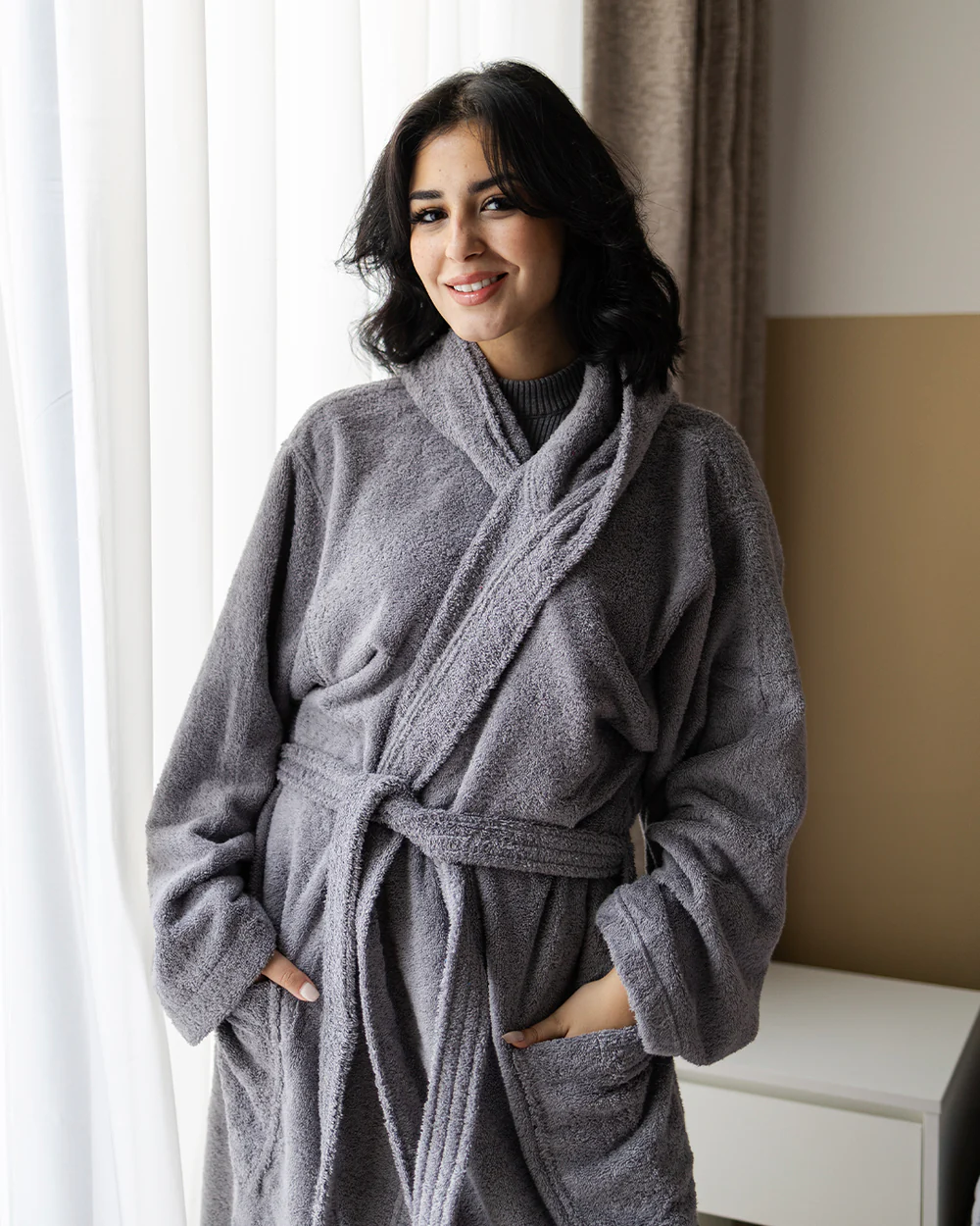 Grey Bathrobe